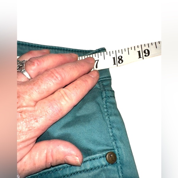 Pilcro / Anthropologie green size 32 denim style slim ankle 5 pocket pant - Picture 5 of 14